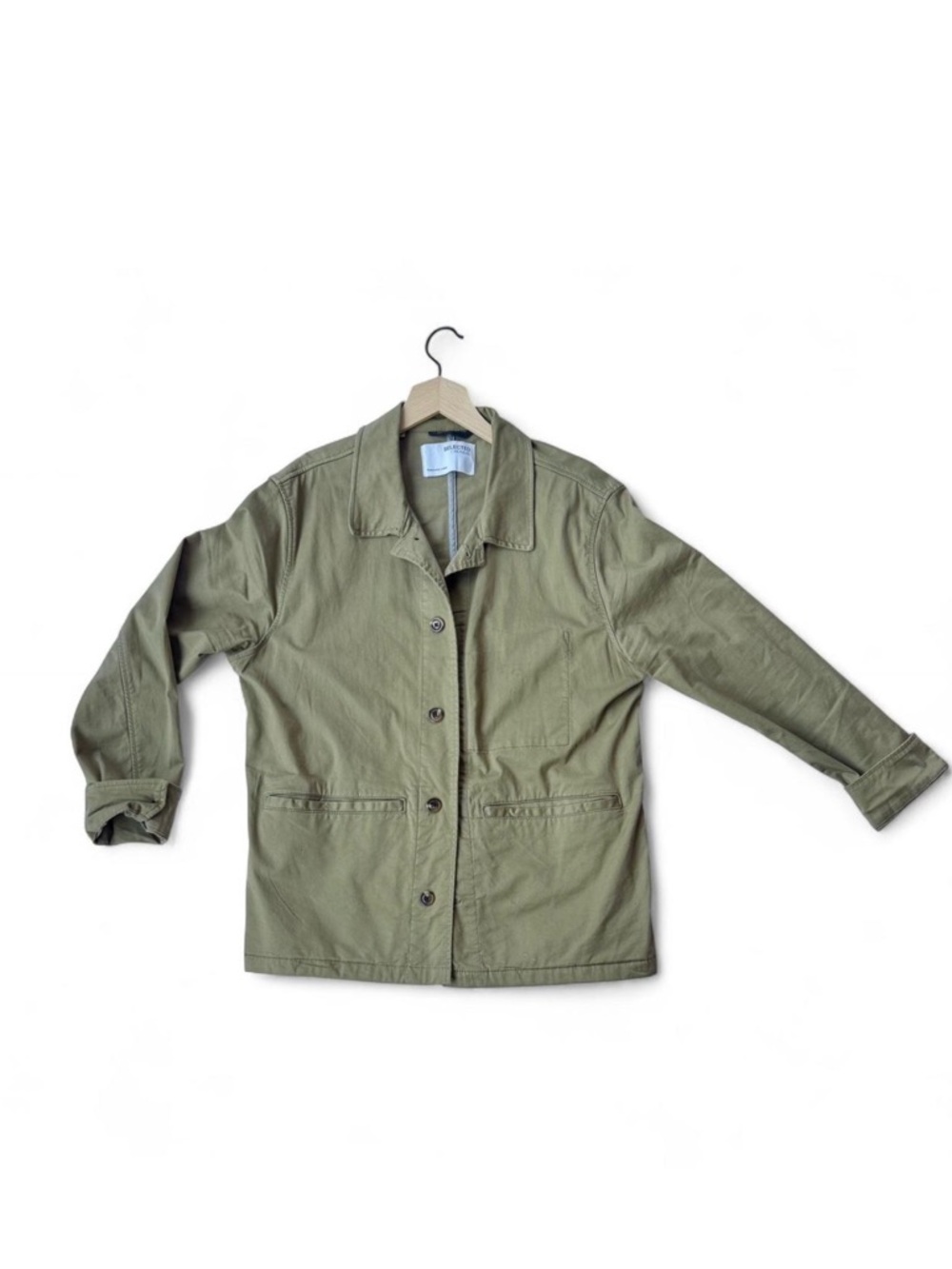 Olive Green Canvas Jacket